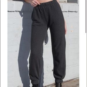 Dark grey brandy sweatpants